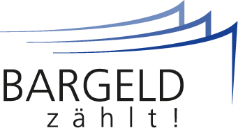 „Bargeld zählt!“ Logo